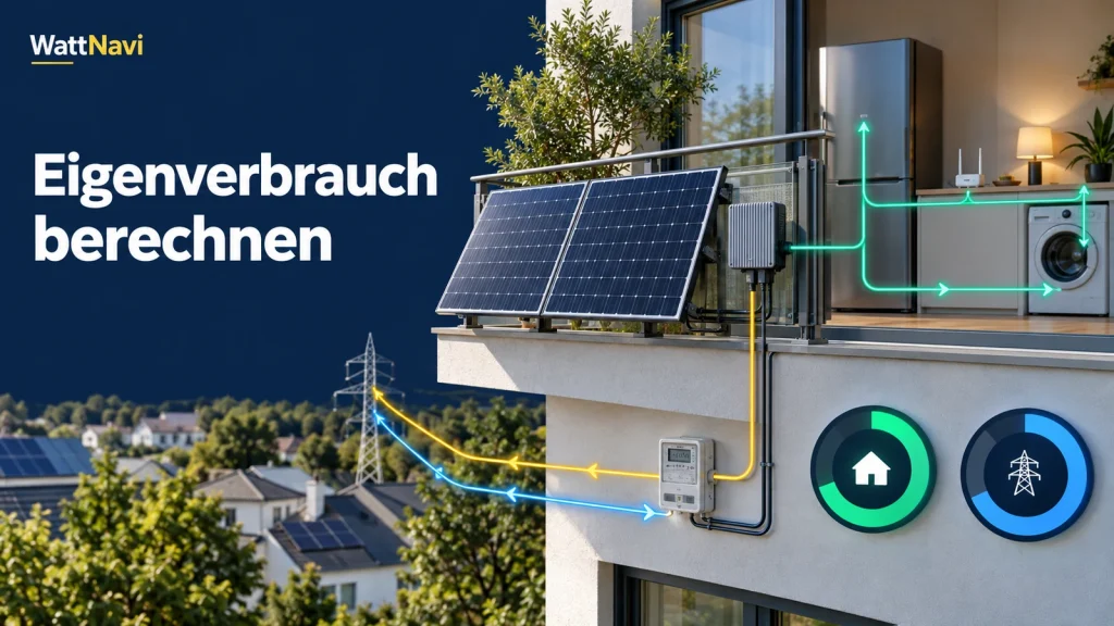 Balkonkraftwerk Eigenverbrauch berechnen
