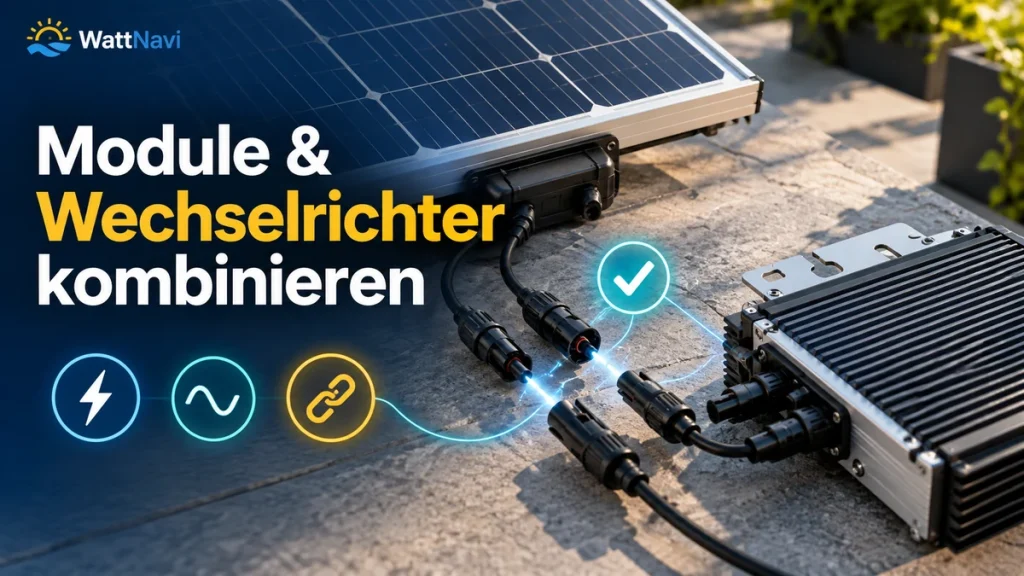 Solarmodule und Wechselrichter kombinieren