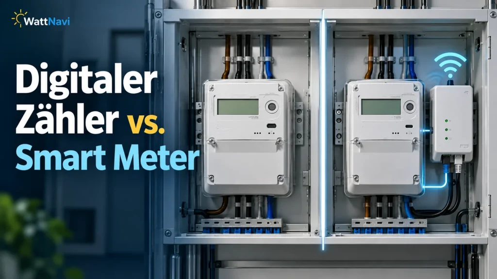 Digitaler Stromzähler vs. Smart Meter