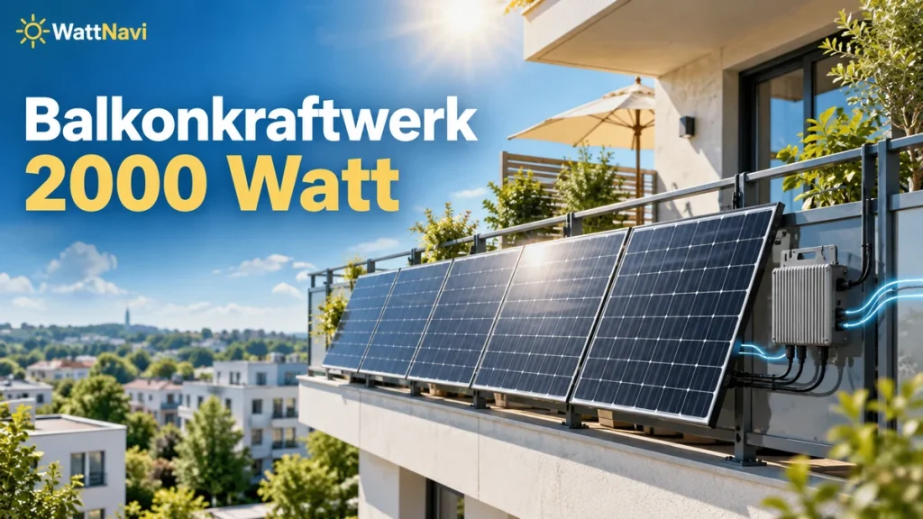 Balkonkraftwerk 2000 Watt