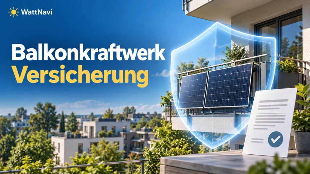 Balkonkraftwerk Versicherung