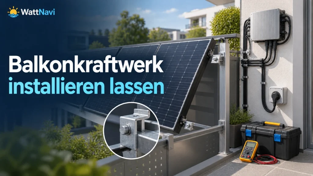 Balkonkraftwerk installieren lassen