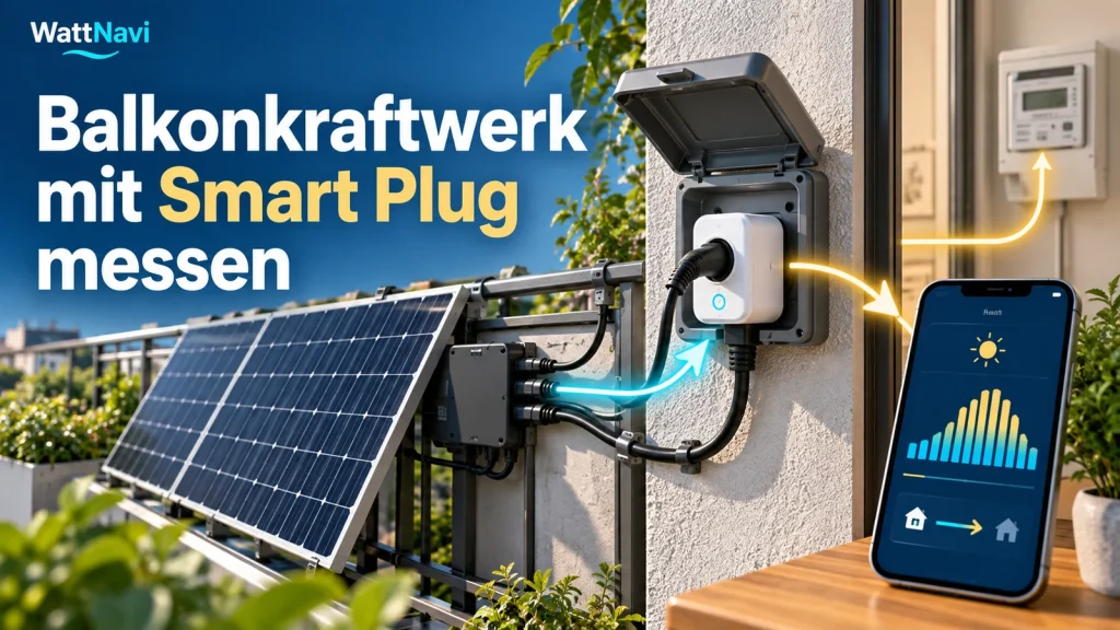 Balkonkraftwerk mit Smart Plug messen