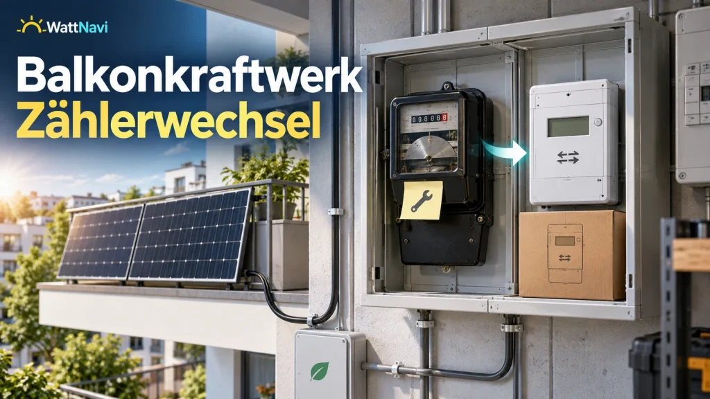 Balkonkraftwerk Zählerwechsel