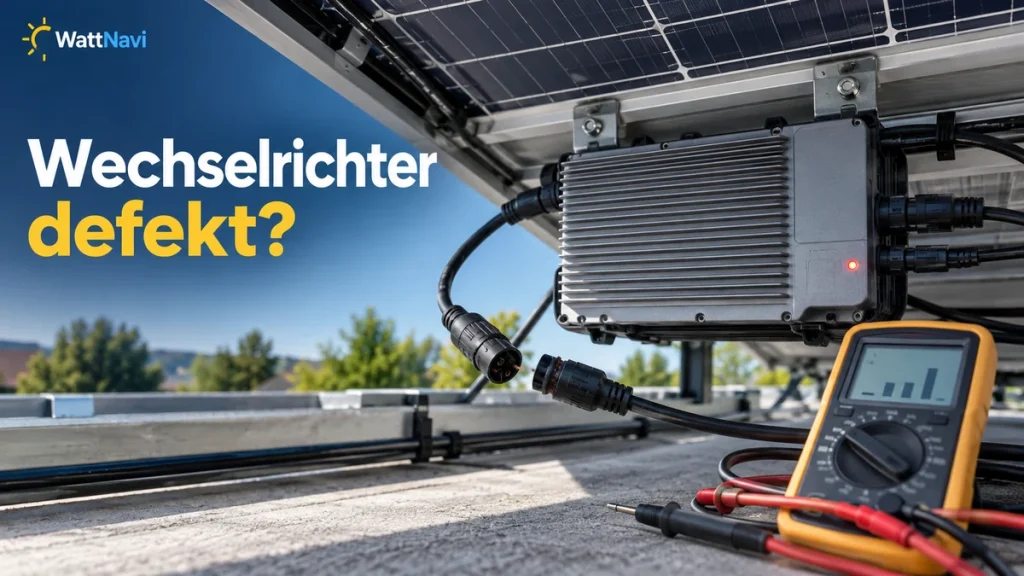 Balkonkraftwerk Wechselrichter defekt
