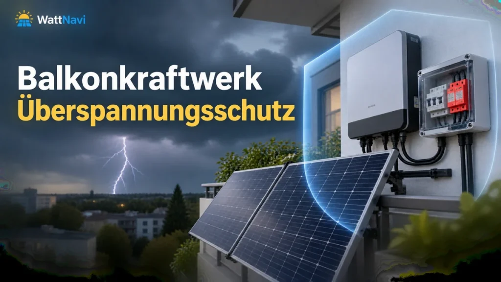 Balkonkraftwerk Überspannungsschutz