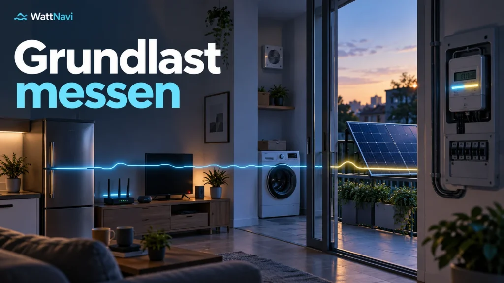 Balkonkraftwerk Grundlast messen