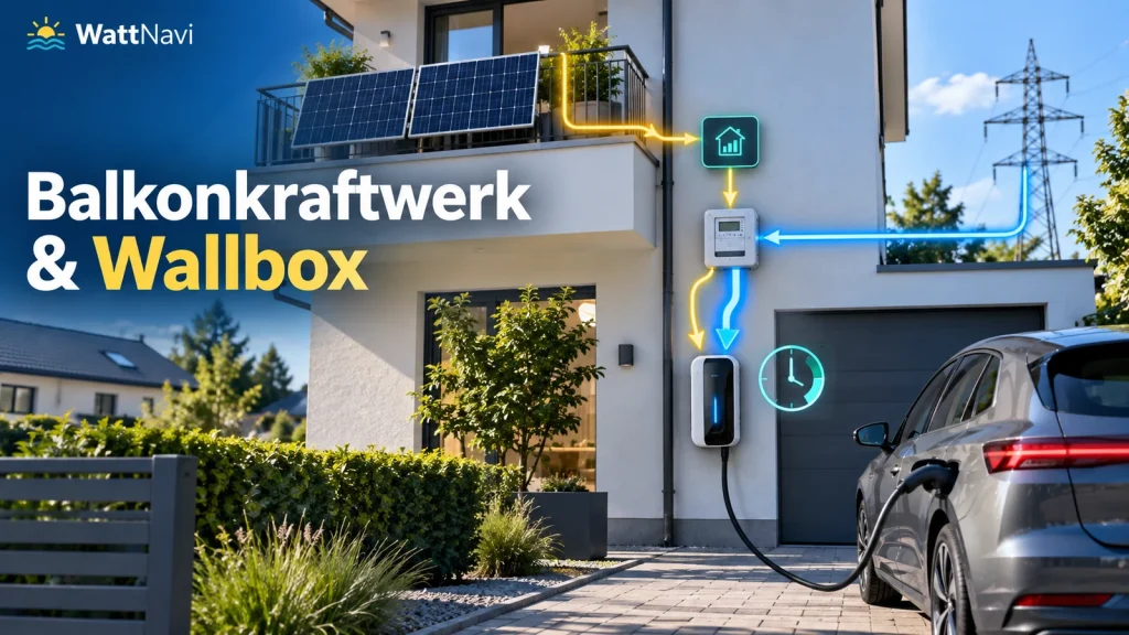 Balkonkraftwerk und Wallbox