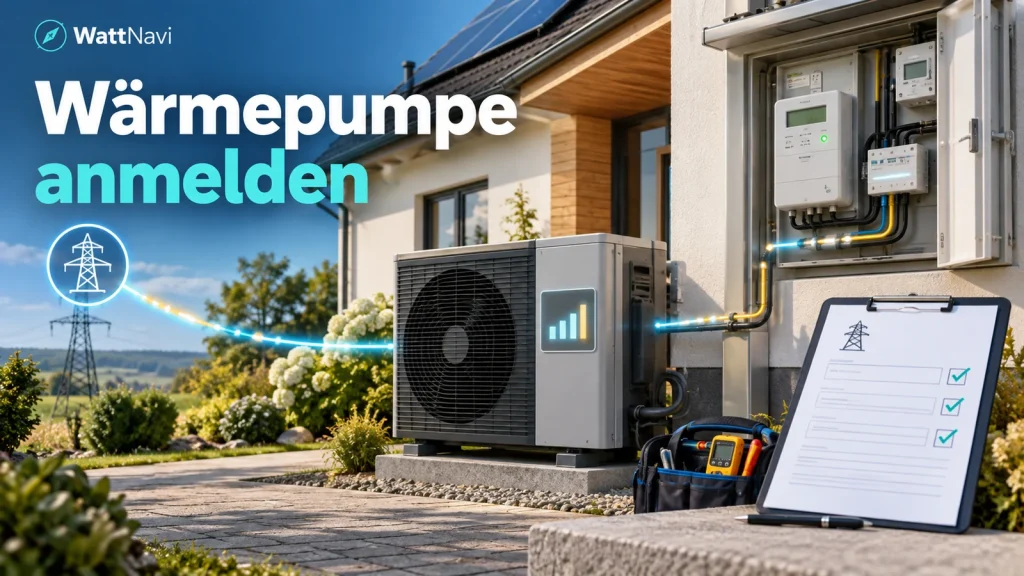 Wärmepumpe anmelden