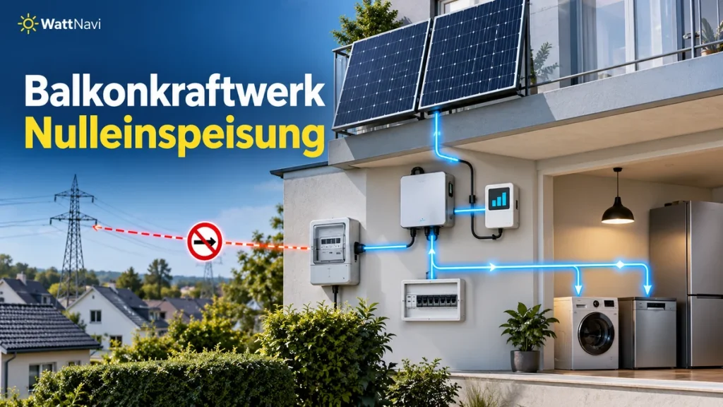 Balkonkraftwerk Nulleinspeisung