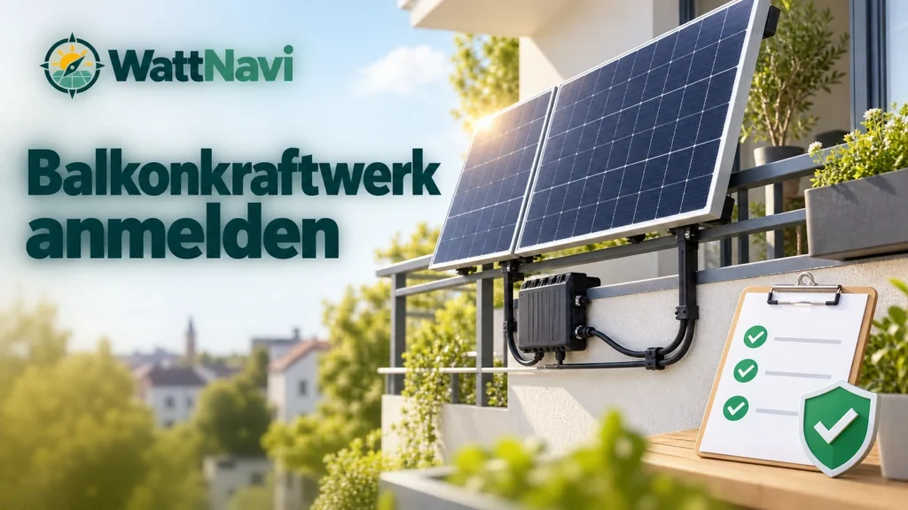 Balkonkraftwerk anmelden