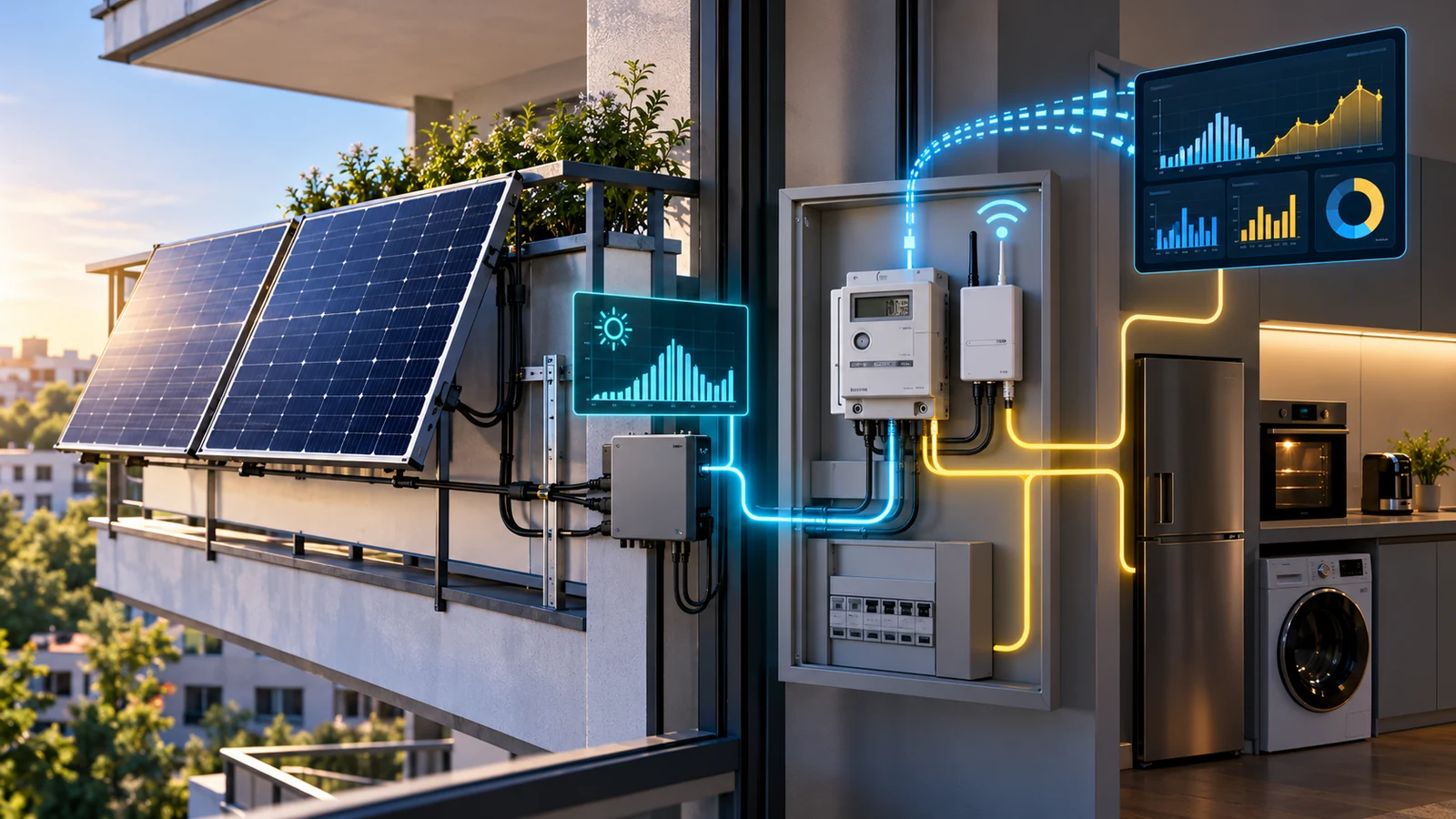 Was bringt ein Smart Meter beim Balkonkraftwerk?