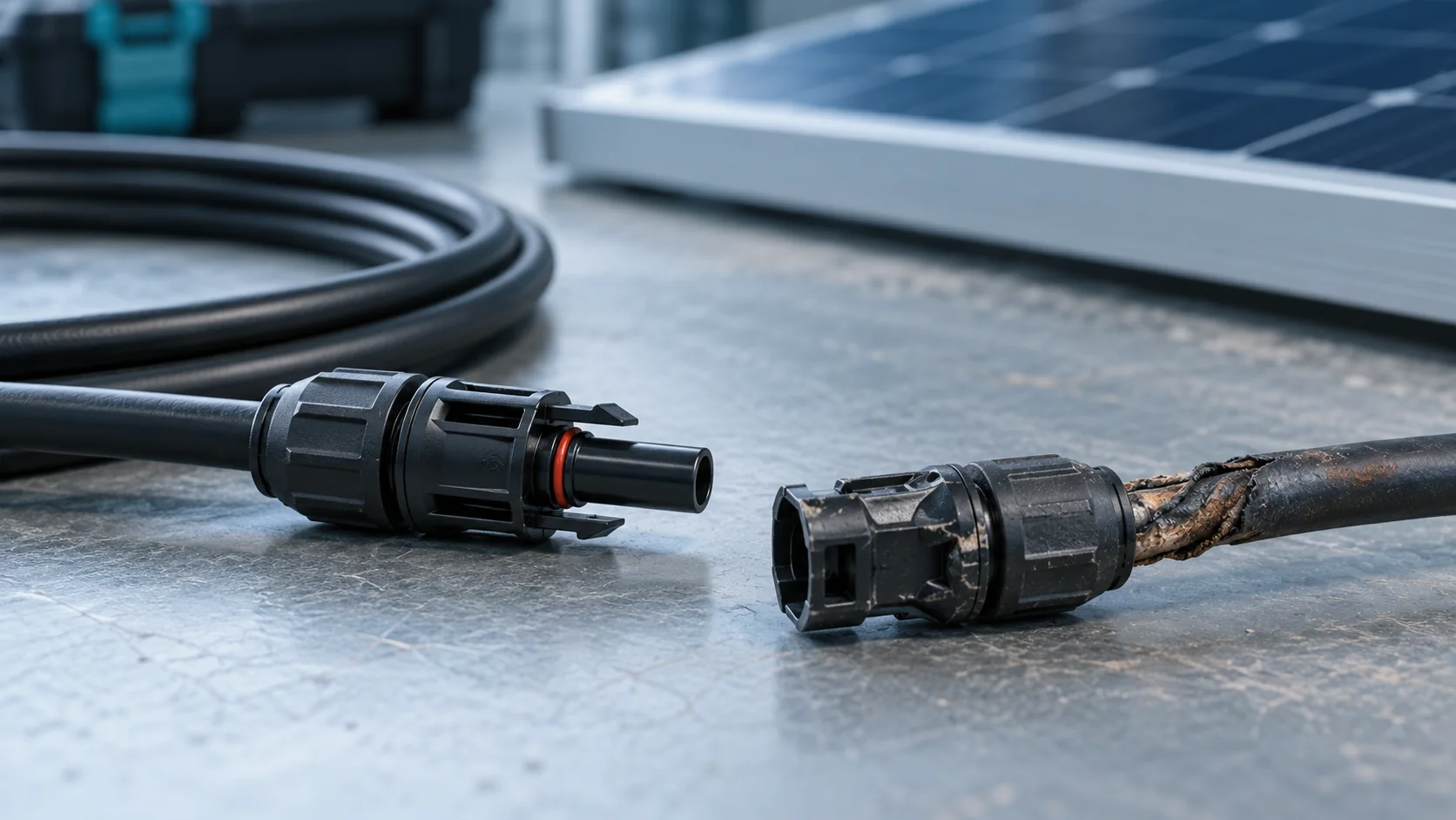 Beschädigte Kabel nicht weiterverwenden