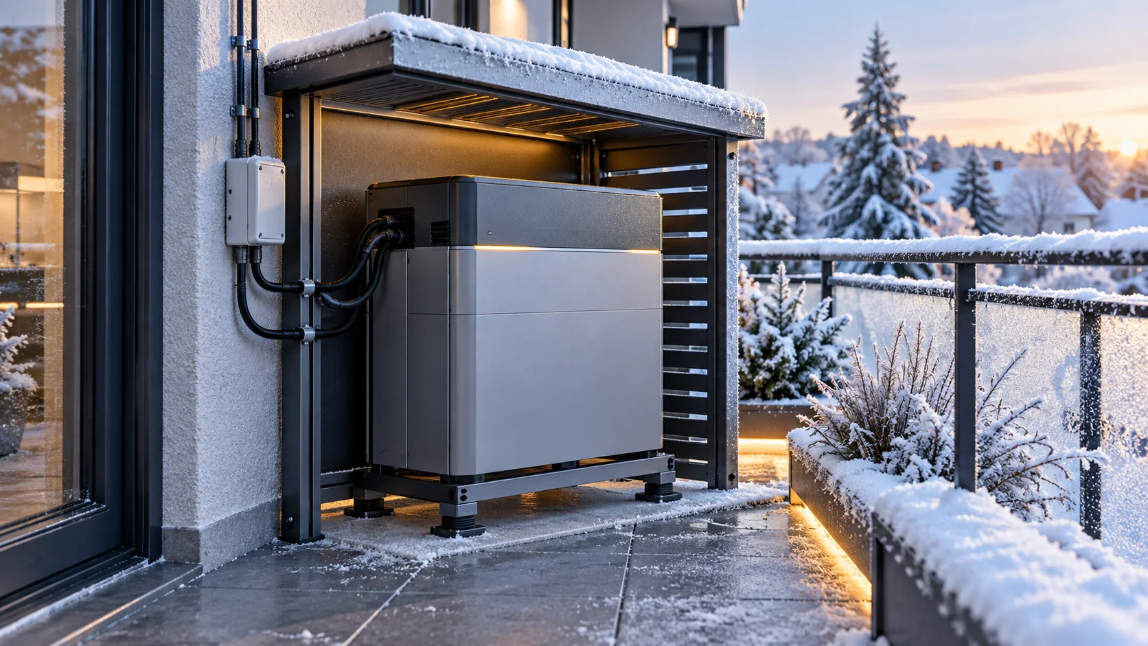 Was passiert bei Frost auf dem Balkon?